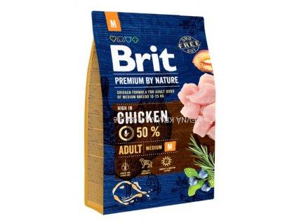 Brit Premium by Nature Adult M 3kg