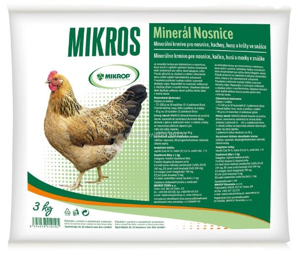 MIKROS MINERÁL NOSNICE, 3 KG