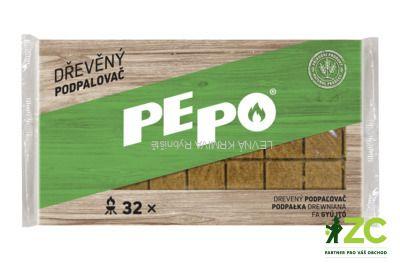 PE-PO podpalovač dřevěný - 32 podpalů