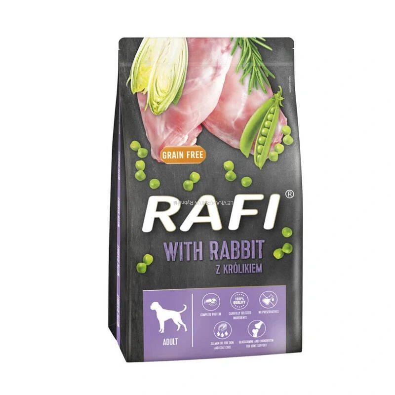 Rafi suché krmivo pro psy s králíkem, pytel 3 kg