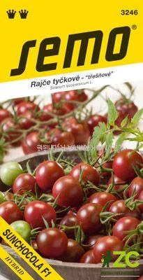 Rajče tyč. - Sunchocola F1 12s (Sunbrown F1)