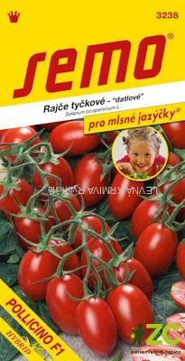 Rajče tyč. datlové - Pollicino F1 12s - série JAZÝČKY