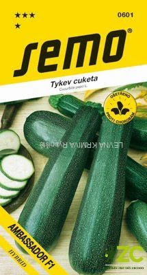Tykev cuketa - Ambassador F1 tm. zelená 1,2g