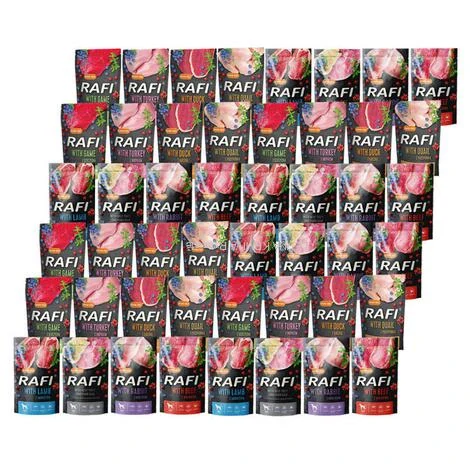 Rafi Mix masové kapsy pro psy 48 x 500 g