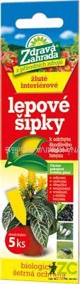 Zdravá zahrada - Lepové šipky žluté (5 ks)