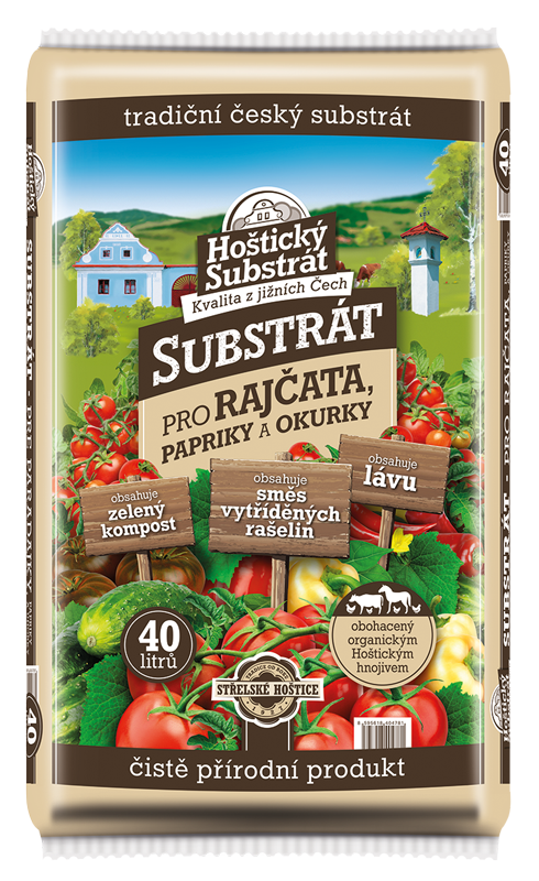 Substrát Forestina - Hoštický Pro rajčata, papriky a okurky 40 l