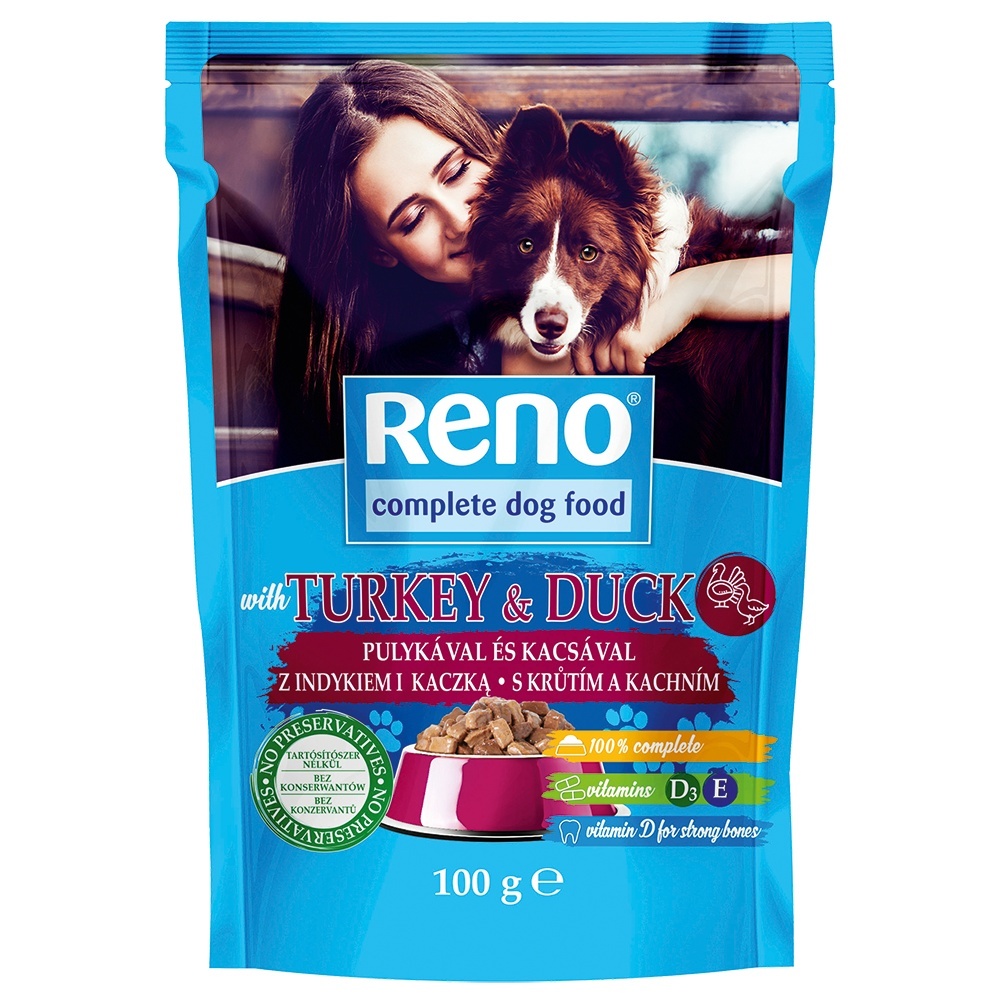 RENO Dog krůta a kachna, kapsa 100 g