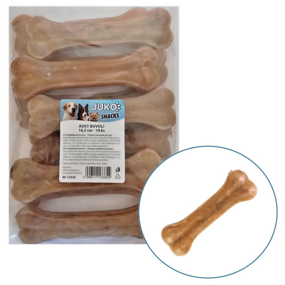 Kost buvolí JUKO Snacks 16,5 cm 1ks