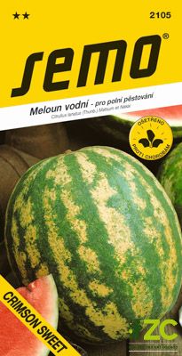 Meloun vodní - Crimson Sweet - oválný žíhaný 0,6g