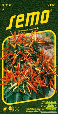 Papričky okrasné - směs nízkých 0,3g