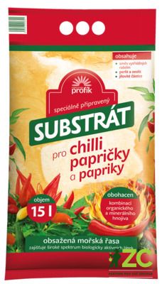Substrát Forestina Profík - Chilli papričky a papriky 15 l