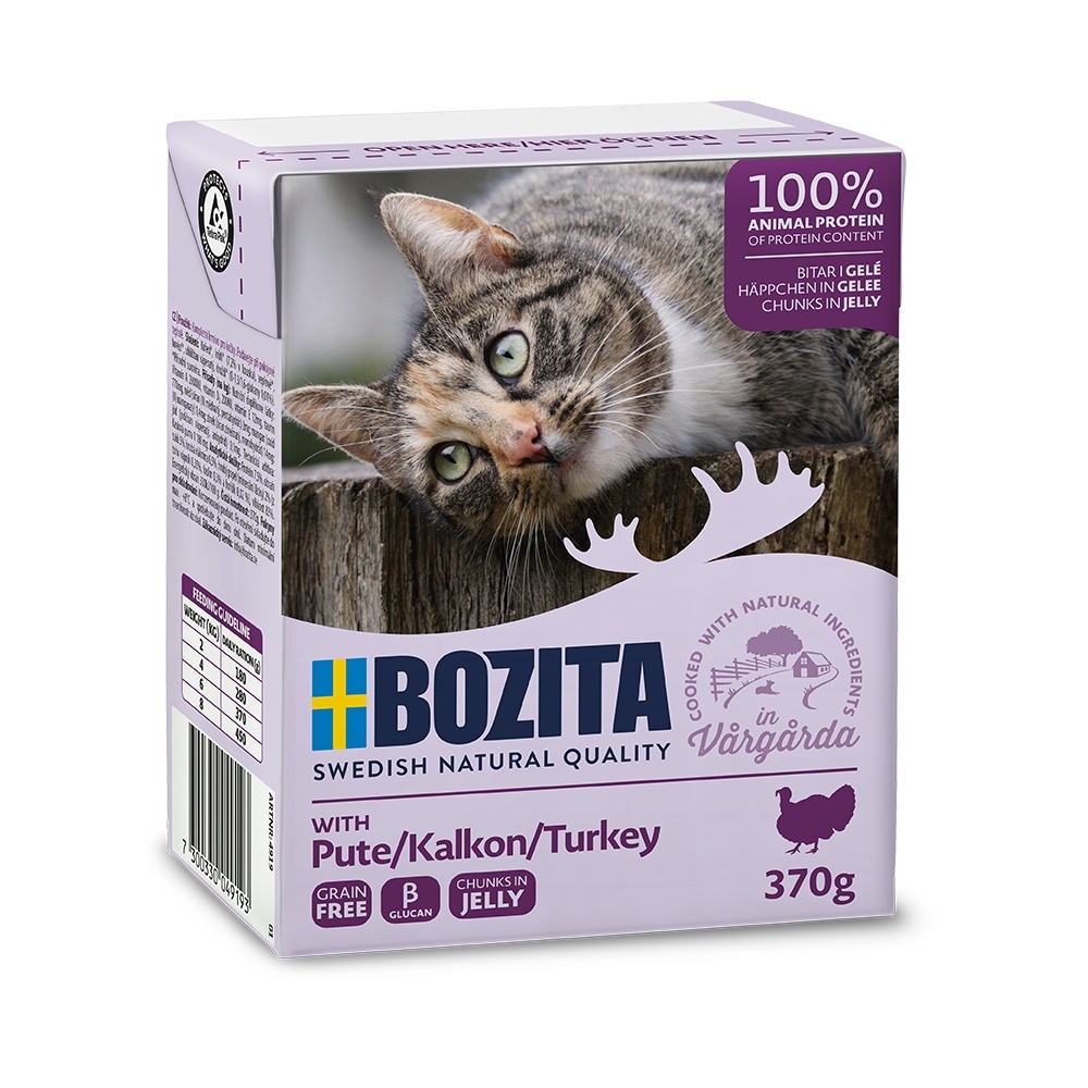 Bozita Cat kousky v želé s krůtou 370 g