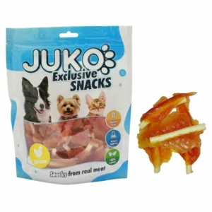 Chicken Soft Mini Jerky with Calcium Bone JUKO Snacks 70 g