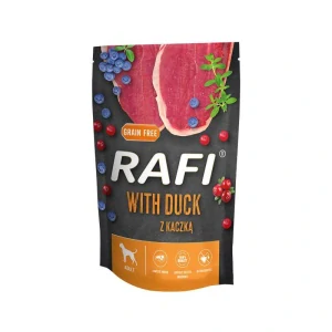 Rafi mokré krmivo pro psy s kachnou, 500 g sáček