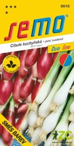 Cibule jarní - směs svazková (žlutá, červená) 2g - série DUO