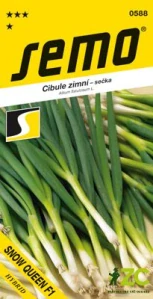 Cibule sečka - Snow Queen F1 zimní, celoročně pro nať 1,5g