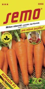 Mrkev - Korada F1 pozdní 1g - série JAZÝČKY