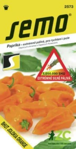 Paprika zel. pálivá - Bhut Jolokia Orange 15s /SHU 1 050 000/
