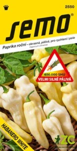 Paprika zel. pálivá - Habanero White 15s /SHU 400 000/
