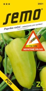Paprika zel. pálivá - PCR rychl,pole 0,6g /SHU 700/