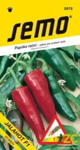 Paprika zel. pálivá F1 - Jalahot F1 rychl,pole 15s /SHU 10 000/
