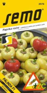Paprika zel. pálivá F1 - Pálinda F1 jablíčková 15s /SHU 2 500/