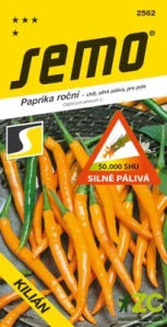 Paprika zel. pálivá chili - Kilián oranžová 0,4g /SHU 50 000/