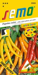 Paprika zel. pálivá chili - směs barev 0,4g - série PALETA /SHU 50 000/