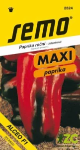 Paprika zel. sladká F1 - Alceo F1 (typ Lamyo) rychl 15s - série MAXI