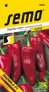 Paprika zel. sladká F1 - Radmila F1 rychl,pole pravá kápie 15s