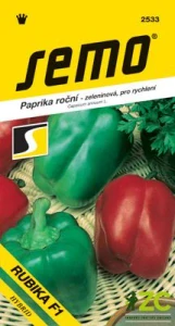 Paprika zel. sladká F1 - Rubika F1 rychl 15s