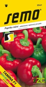 Paprika zel. sladká F1 - Tamina F1 pole, rajčinová 15s