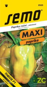Paprika zel. sladká F1 - Theos F1 (typ Lamyo) rychl 15s - série MAXI