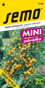 Rajče keř. převislé - Tumbling Tom yellow 10s - série MINI