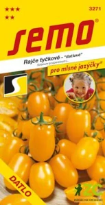 Rajče tyč. datlové - Datlo 30s - série JAZÝČKY