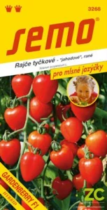 Rajče tyč. jahodové - Gardenberry F1 10s - série JAZÝČKY