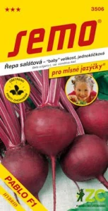 Řepa salátová - Pablo F1 kulatá jednoklíčková 60s - série JAZÝČKY