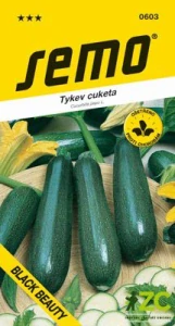 Tykev cuketa - Black Beauty tm. zelená 1,5g