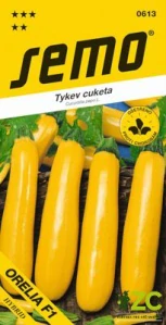 Tykev cuketa - Orelia F1 žlutá 1,3g