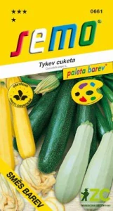 Tykev cuketa - směs barev 12s - série PALETA