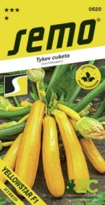 Tykev cuketa - Yellowstar F1 žlutá 1,3g