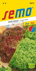 Salát kadeřavý k řezu - směs typu Lolo 0,6g - série DUO