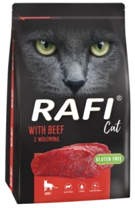 Rafi Cat suché krmivo pro kočky s hovězím masem 1,5 kg