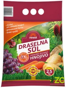 Draselná sůl - 2,5 kg granulovaná