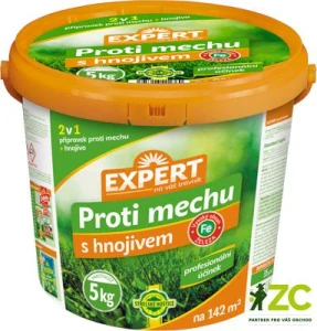 Hnojivo trávníkové - Expert proti mechu 5 kg kbelík