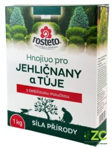 Hnojivo Rosteto s čedičovou moučkou - jehličnany a tůje 1 kg