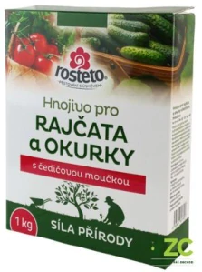Hnojivo Rosteto s čedičovou moučkou - rajčata a okurky 1 kg