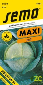 Zelí kruhárenské - Megaton F1 20s - série MAXI