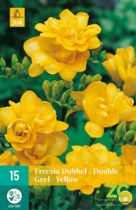 Karta - Frézie DOUBLE YELLOW (15 cibulí) "B"
