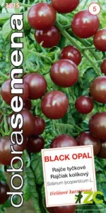 Dobrá semena Rajče tyč. třešňové - Black Opal 10s